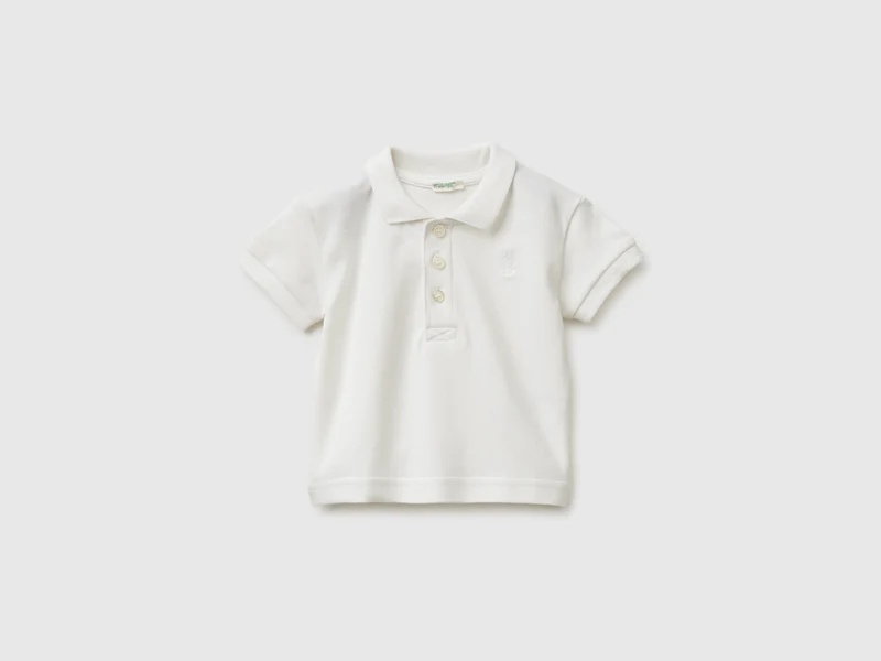 Polo in cotone bio stretch
