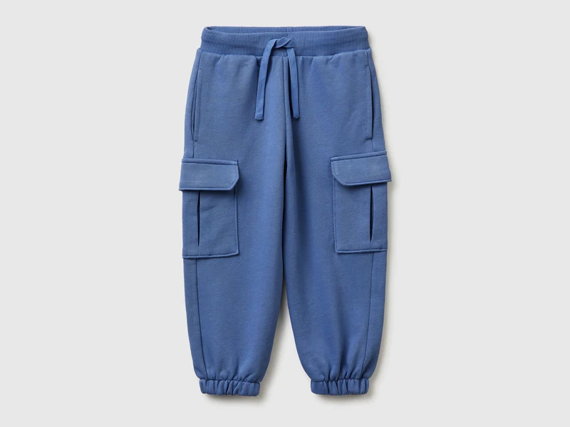 Joggers cargo in felpa