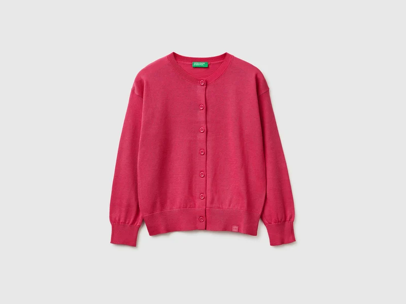 Cardigan in misto cotone e Modal