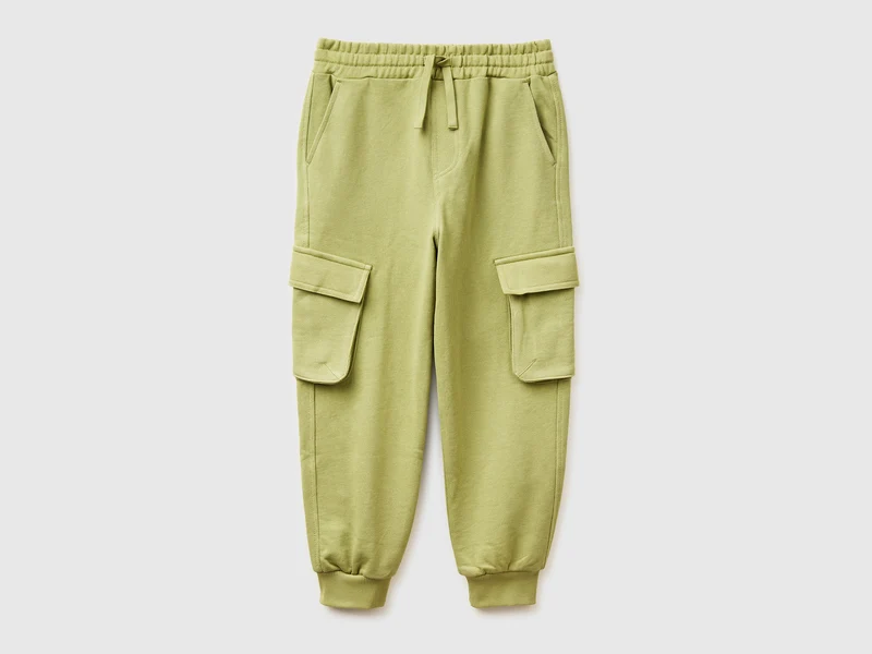 Joggers cargo in felpa