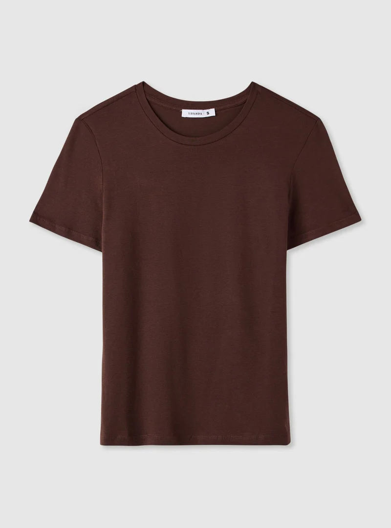 T-shirt basic a tinta unita