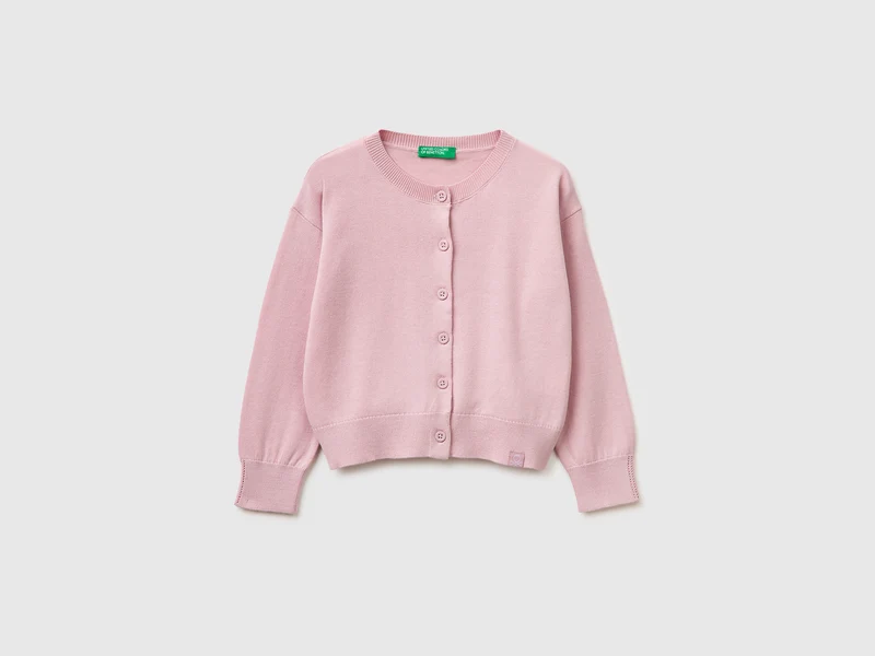 Cardigan in misto cotone e Modal