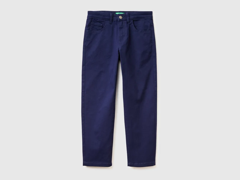 Pantaloni in cotone elasticizzato
