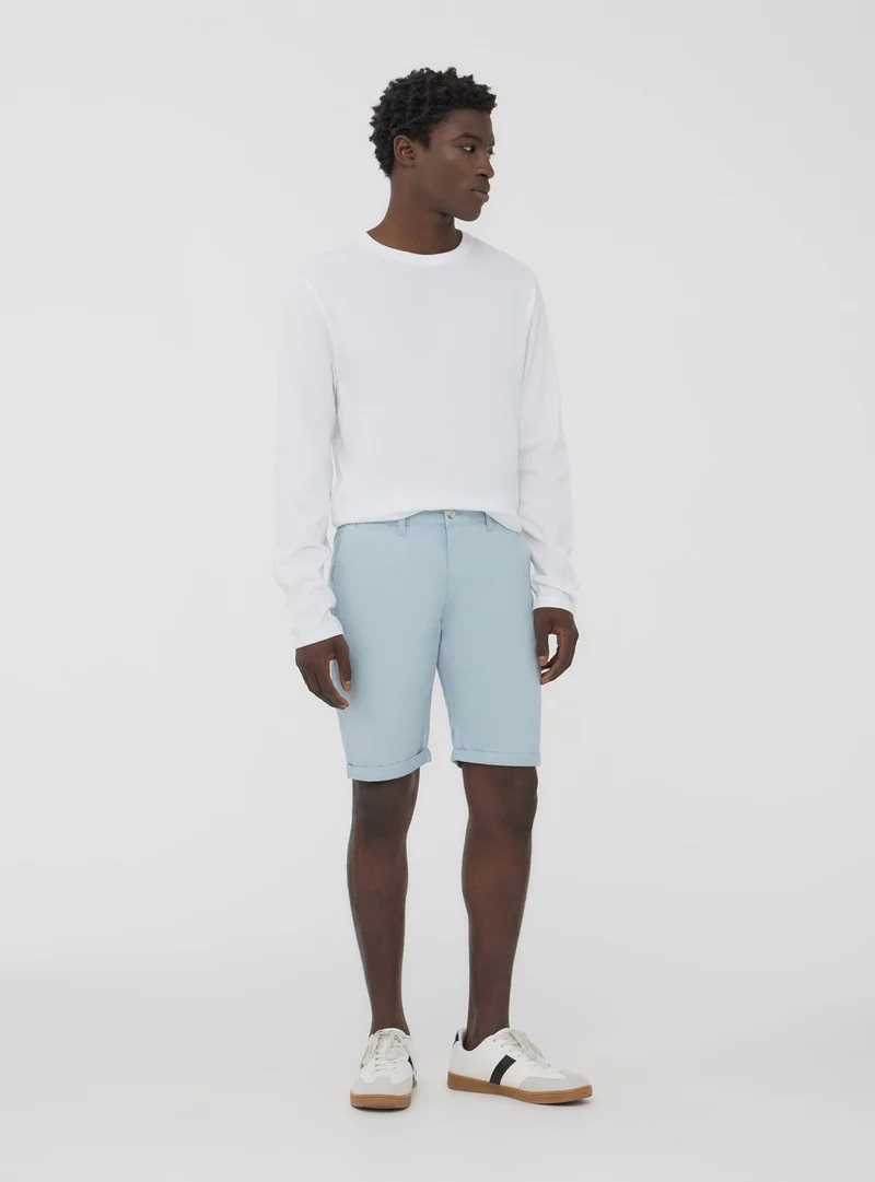 Bermuda chino tinta unita