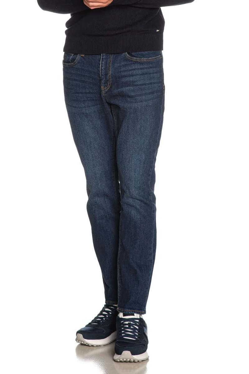 Jeans Armani Exchange 5 Pkts Sl Da Uomo Denim Dark Blu