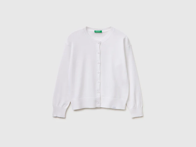 Cardigan in misto cotone e Modal