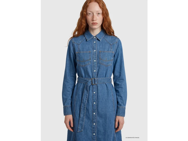 Chemisier in denim chiaro