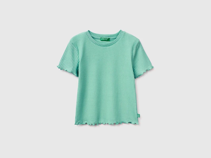 T-shirt slim fit a costine