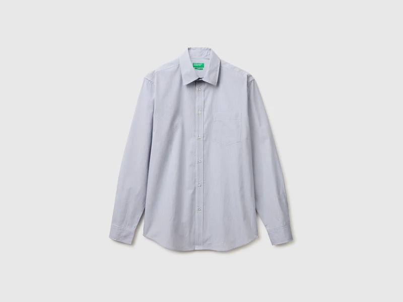 Camicia con taschino slim fit