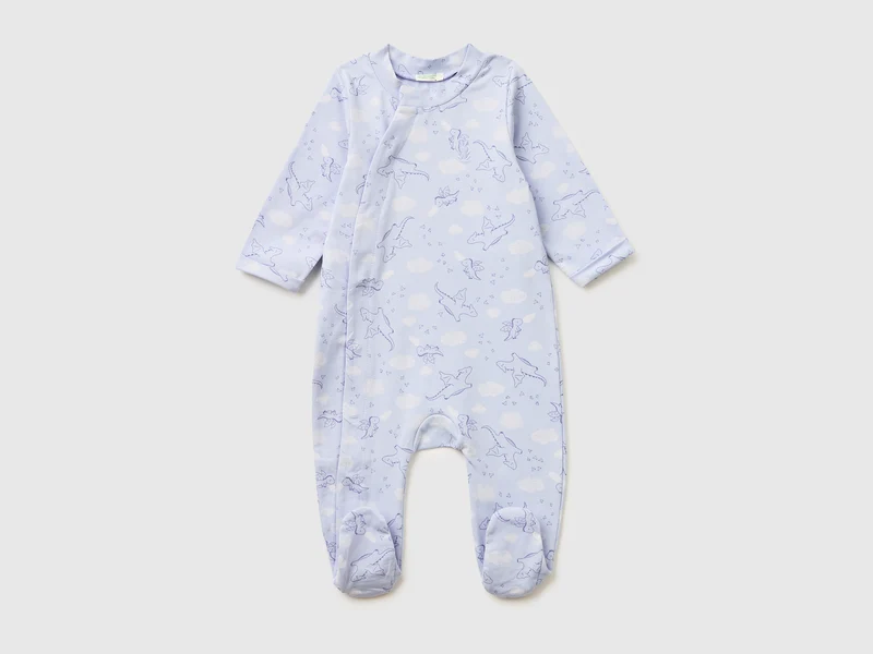 Tutina fantasia in cotone bio stretch