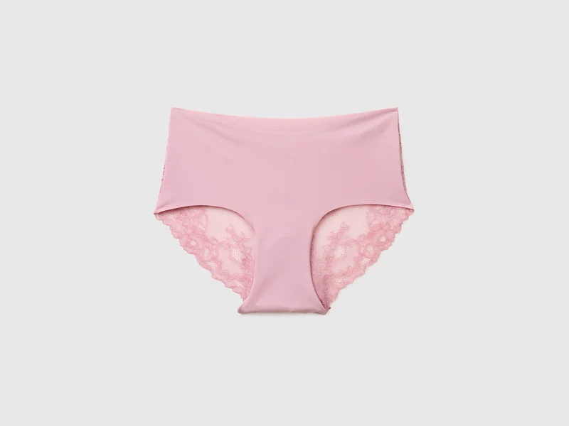 Culotte elasticizzate con pizzo