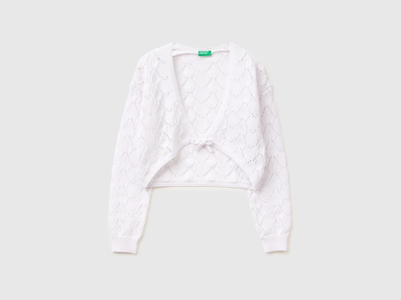 Cardigan traforato