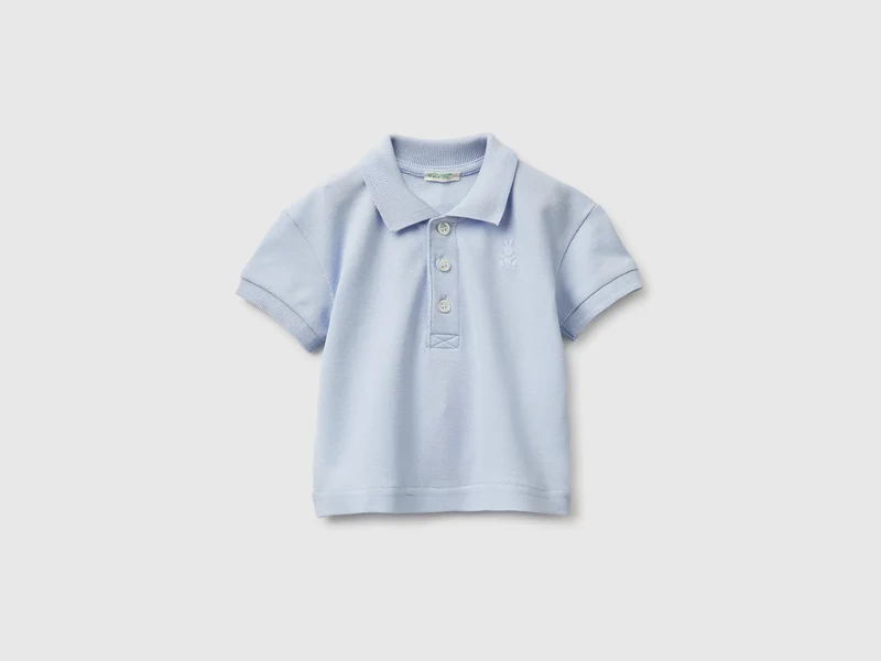 Polo in cotone bio stretch