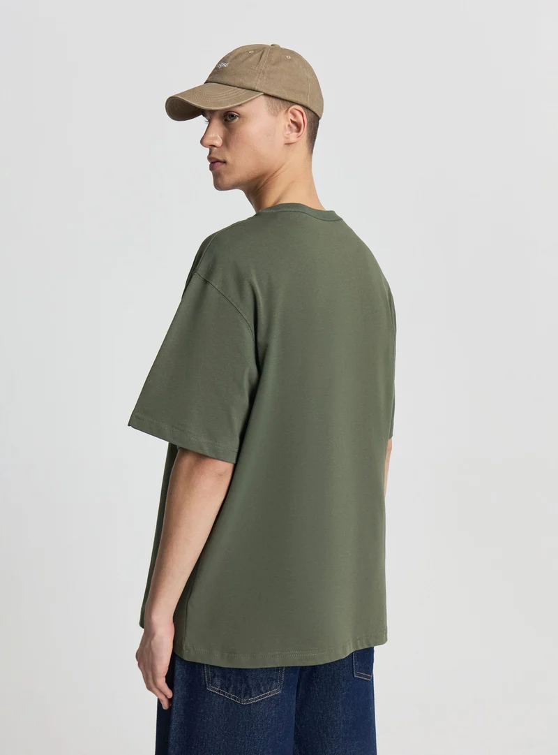 T-shirt tinta unita heavy weight