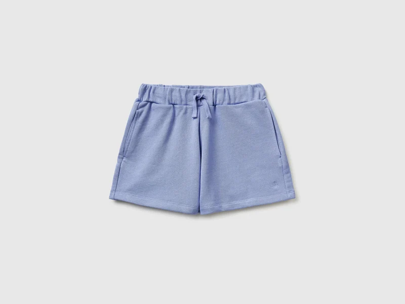 Shorts in felpa con coulisse