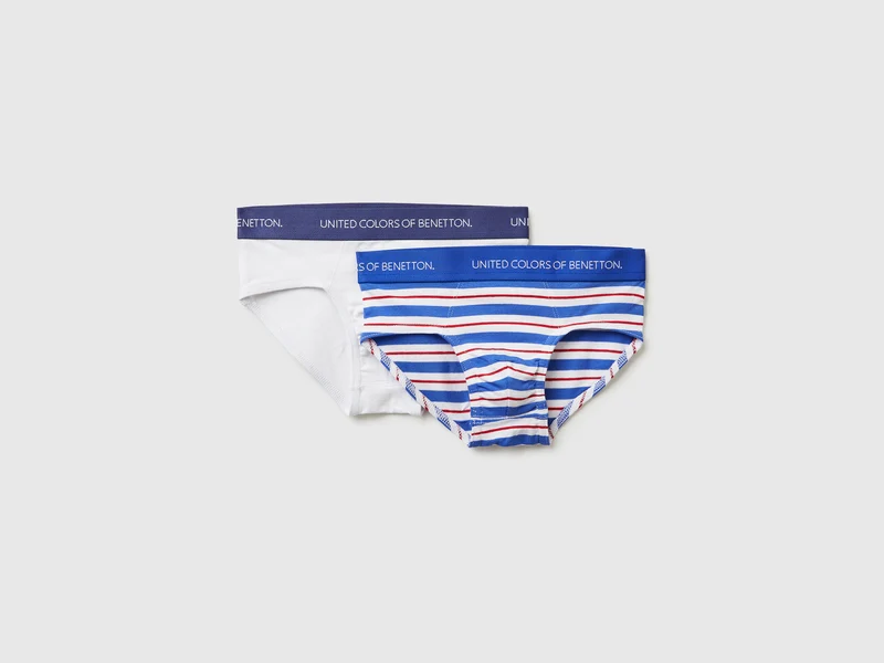 Due slip in cotone stretch