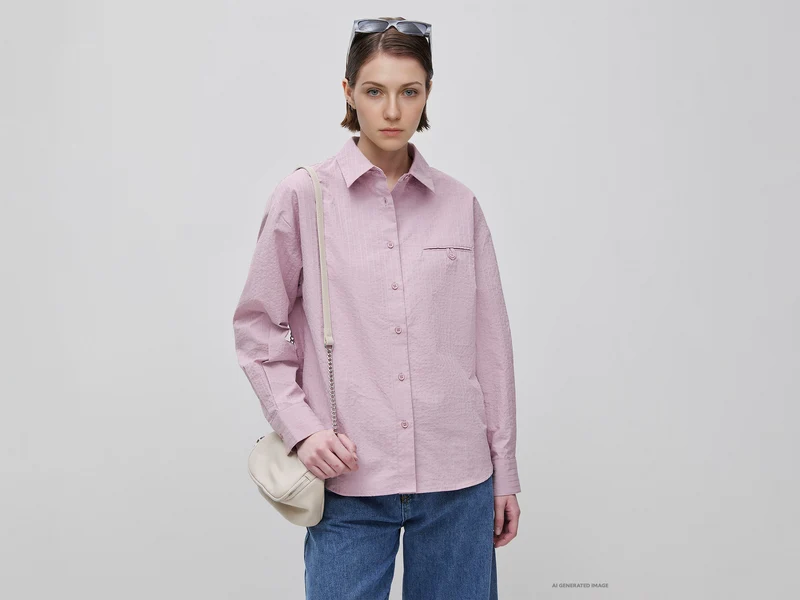 Camicia a righe leggera