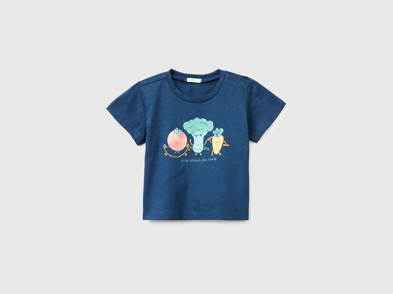 T-shirt in cotone bio con stampa