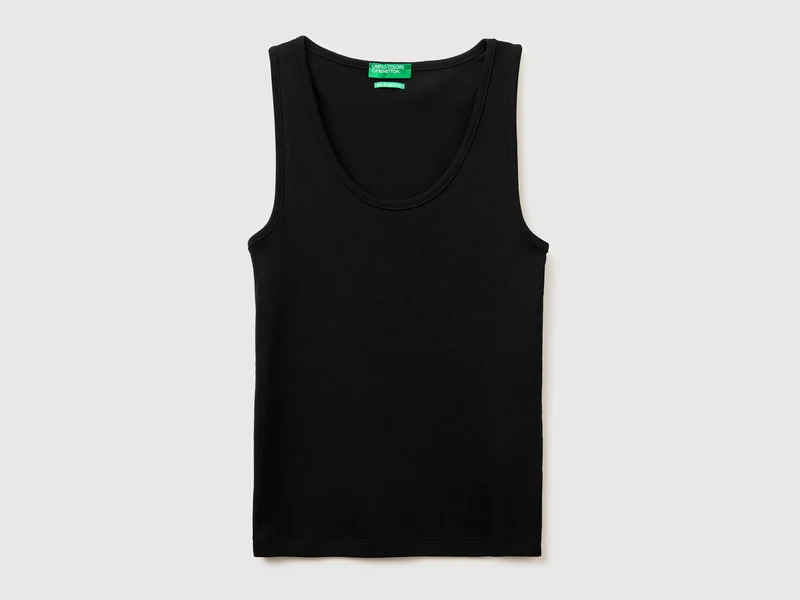 Canotta a costine slim fit