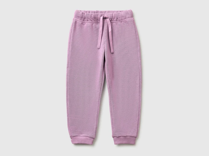 Pantaloni in felpa di cotone bio