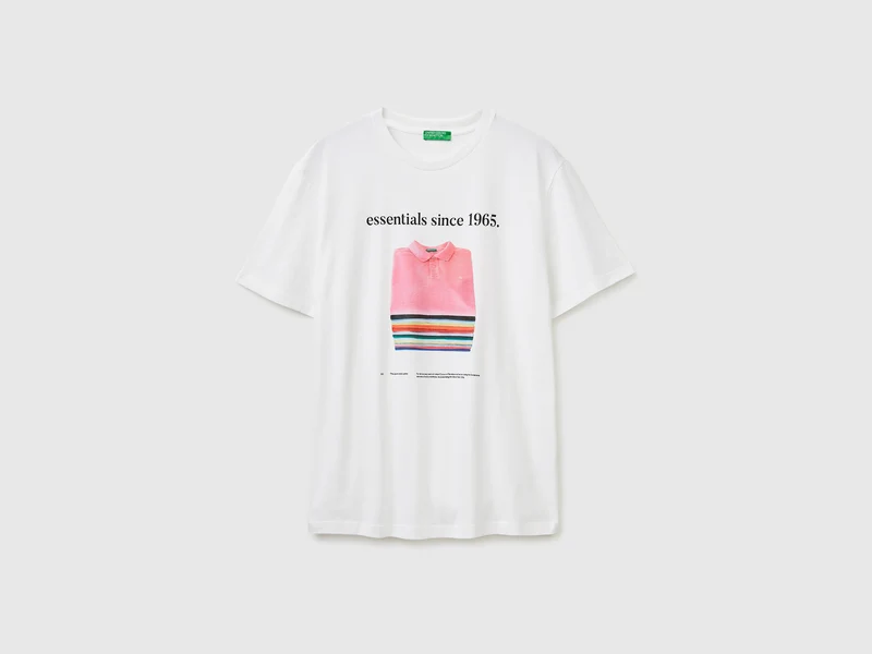 T-shirt in cotone con logo