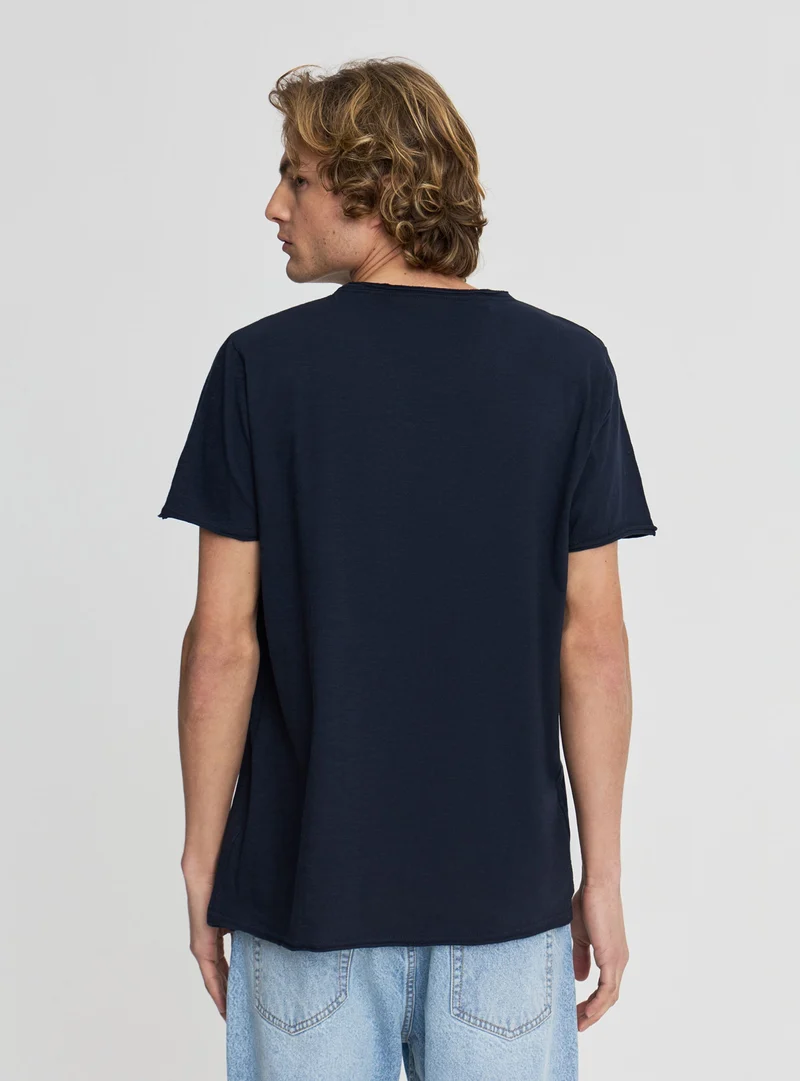 T-shirt girocollo taglia vivo
