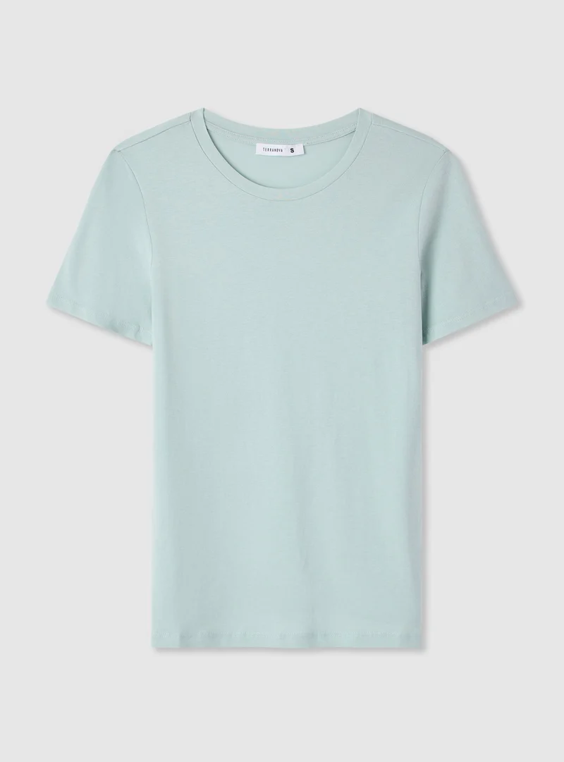 T-shirt basic a tinta unita