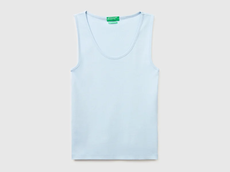 Canotta a costine slim fit