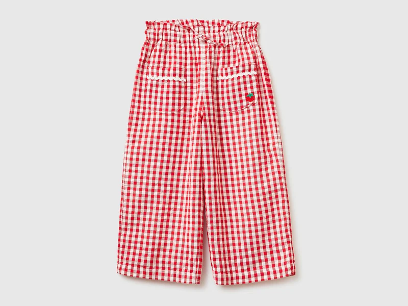 Pantaloni a quadretti vichy