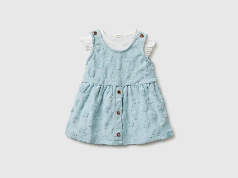 Vestitino in spugna jacquard