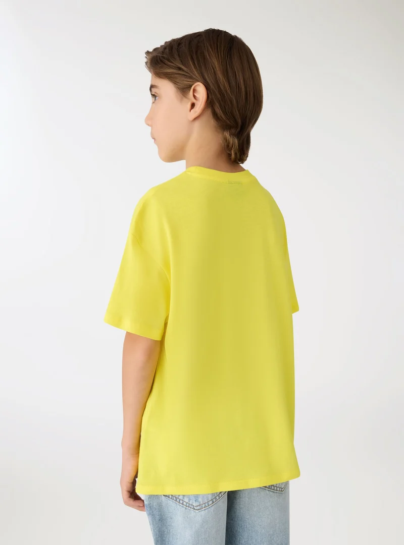 T-shirt basic a tinta unita