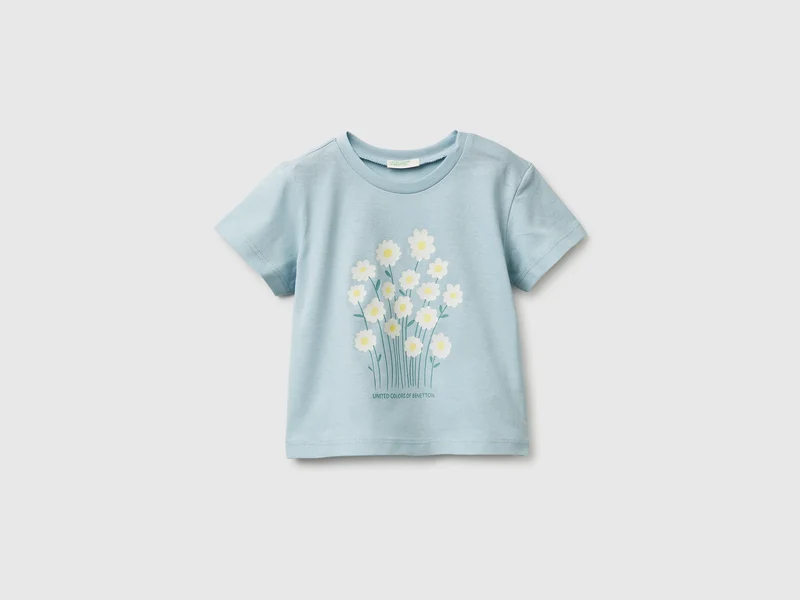 T-shirt in cotone bio con stampa