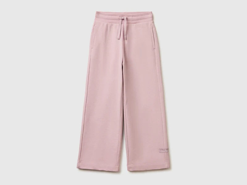 Pantaloni ampi in felpa