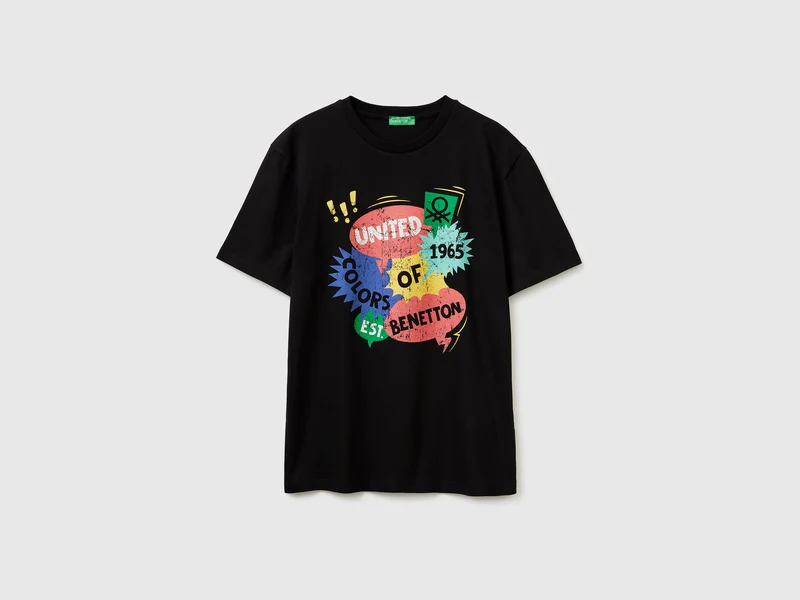 T-shirt in cotone con logo