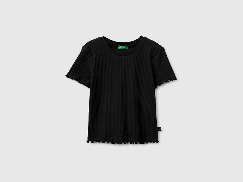 T-shirt slim fit a costine