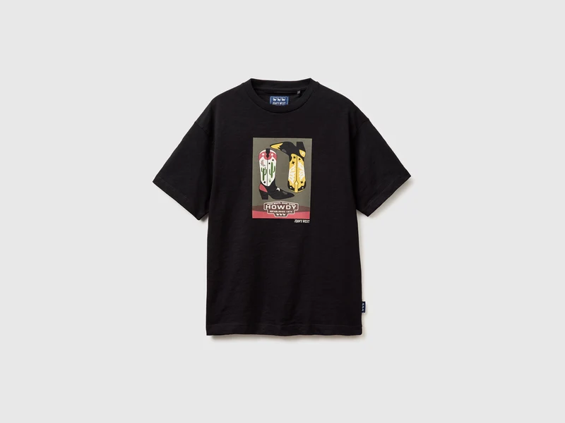 T-shirt western relaxed fit