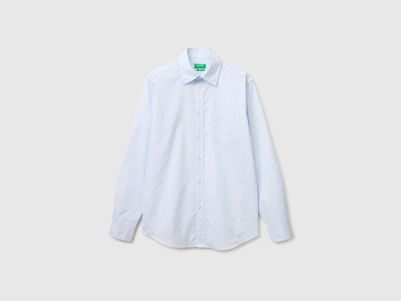 Camicia con taschino slim fit