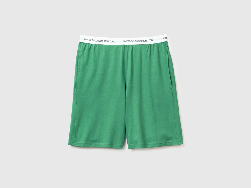 Bermuda con elastico logato