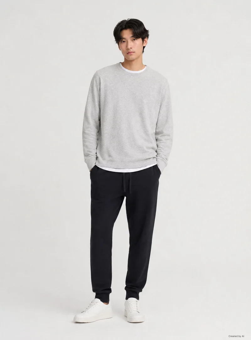 Pantaloni tuta leggeri con coulisse e tasche