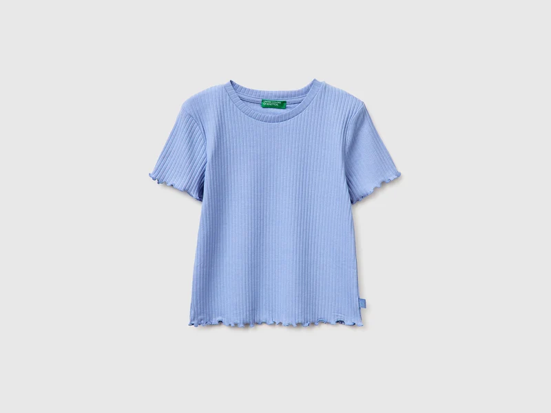 T-shirt slim fit a costine