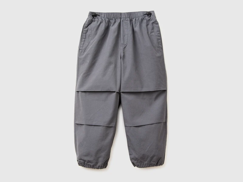 Pantaloni parachute in cotone