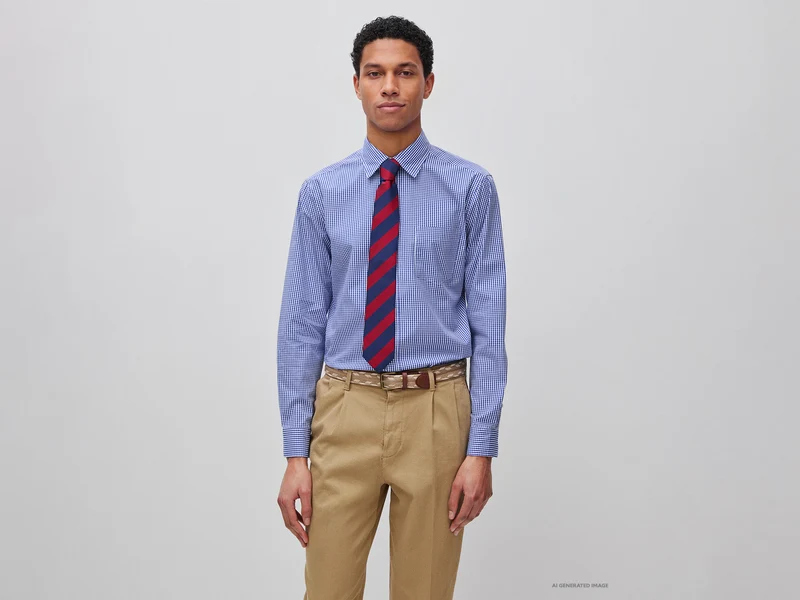 Camicia con taschino slim fit