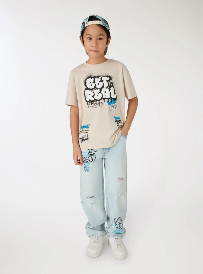 T-shirt stampa graffiti