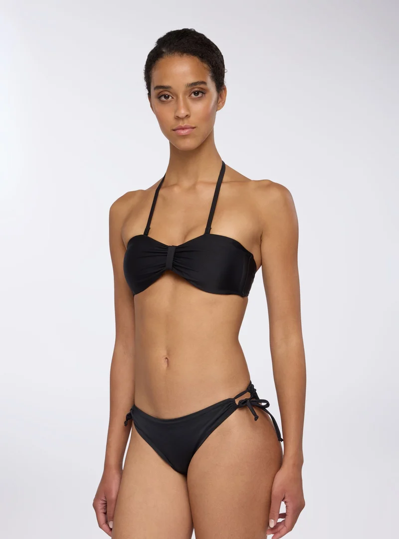 Slip bikini con coulisse
