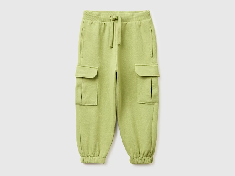 Joggers cargo in felpa