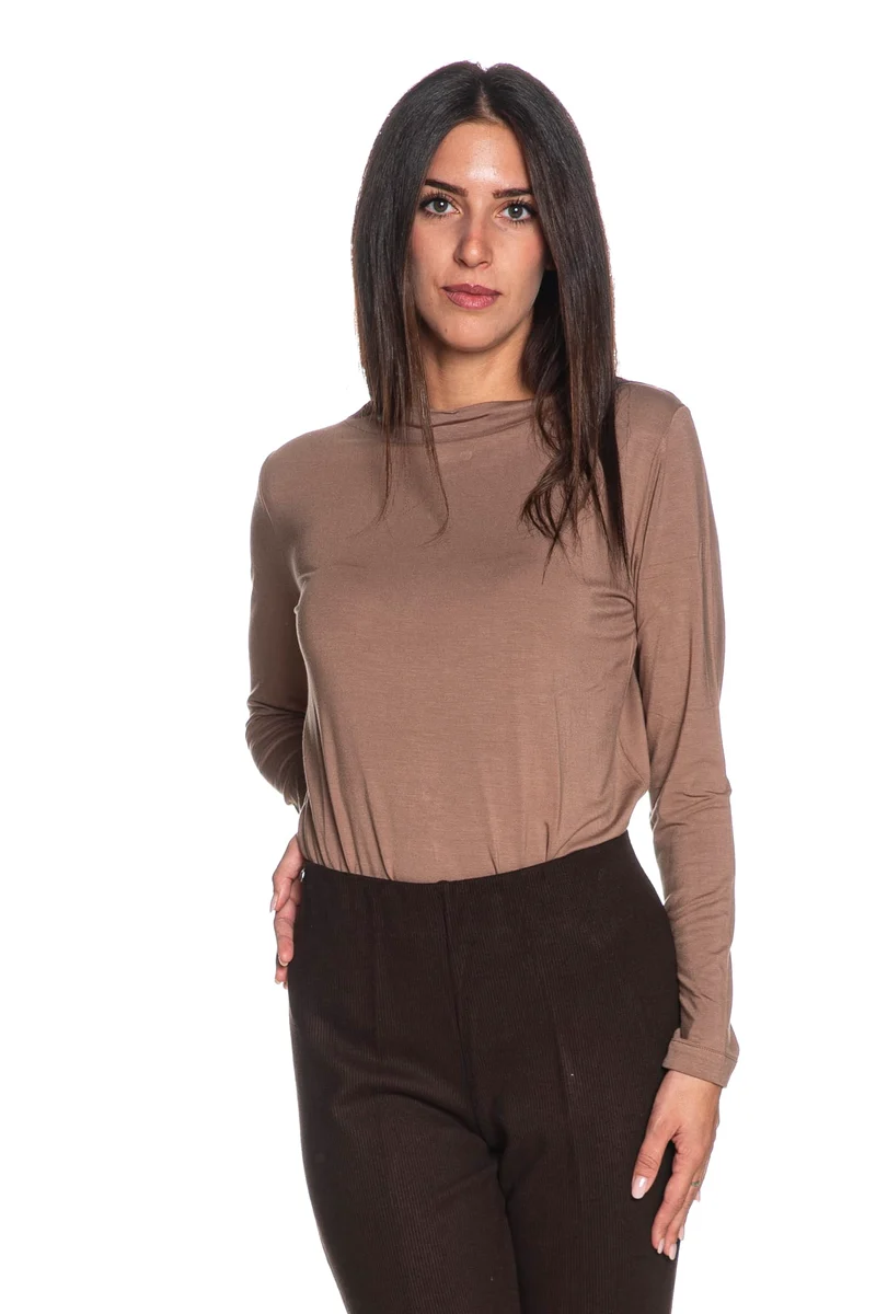 T Shirt Ragno Winter Boat Da Donna Fango