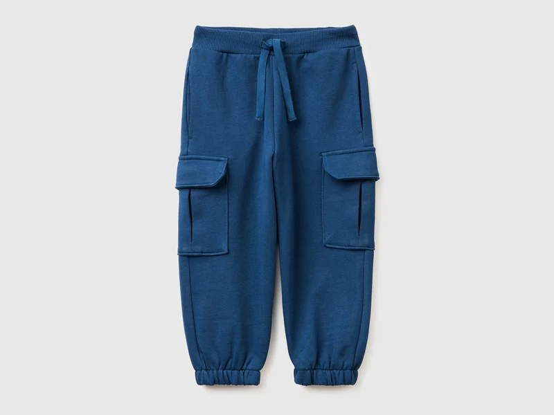 Joggers cargo in felpa