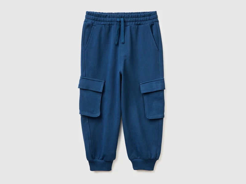 Joggers cargo in felpa