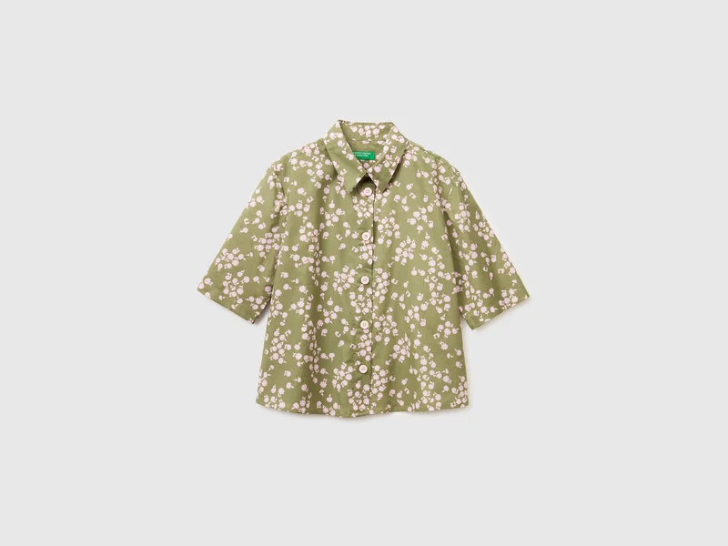 Camicia fantasia a manica corta