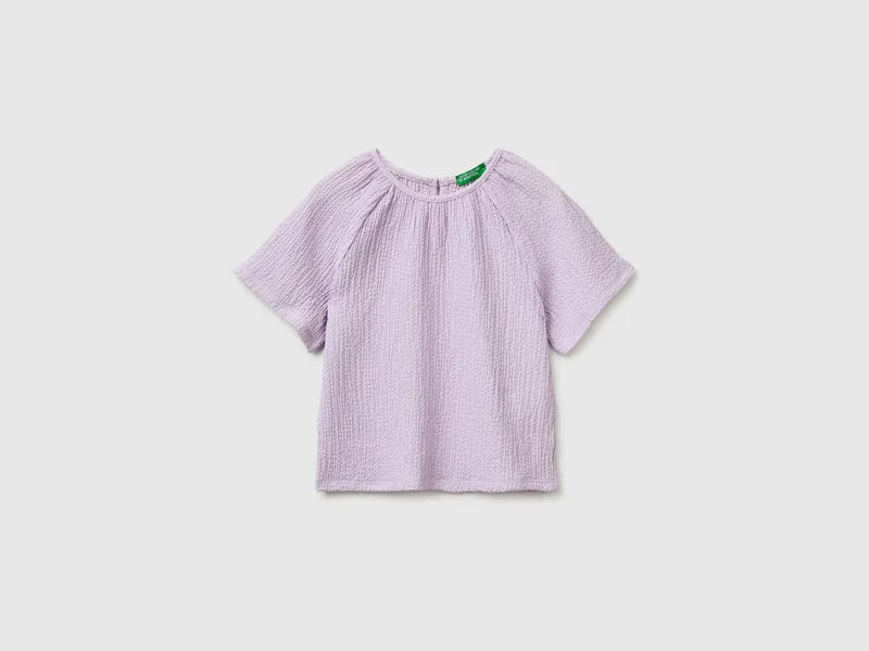 Blusa texturizzata
